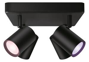 Philips Wiz Colors 8719514554573 IMAGEO stropní bodové svítidlo/spot 4xGU10 4x5W/345lm 2200-6500K+RGB černá