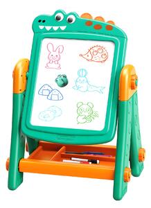 Aga4Kids Dětská tabule na fixy 2v1 Zelená