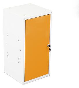 Uzamykatelná kovová skříňka Trestles SKM 350x350x700, žlutá dvířka