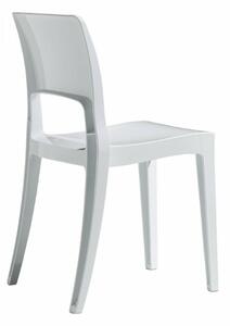 Židle Isy bílá plastová