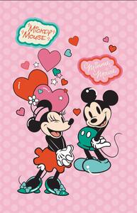 Dětský ručník Minnie a Mickey Mouse 30x50 cm