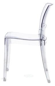 Židle Isy plastová transparentní