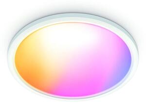 Philips Wiz Colors 8720169072619 SuperSlim stropní svítidlo LED D423mm 22W/2600lm 2700-6500K+RGB bílá
