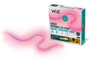 Philips WiZ Colors 8720169074859 Smart Outdoor Led LightStrip kit 5m Type C venkovní LED pás 24W/630lm 2700-5000K+RGB IP65 (adaptér IP44) bílá