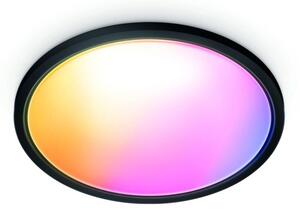 Philips Wiz Colors 8720169072671 SuperSlim stropní svítidlo LED D545mm 32W/3750lm 2700-6500K+RGB černá