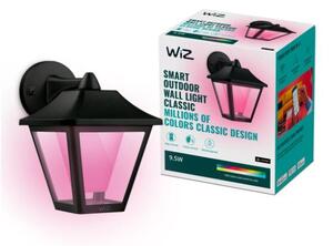 Philips Wiz Colors 8720169076181 Outdoor Wall light venkovní nástěnné svítidlo LED 9,5W/900lm 2700-5000K+RGB IP44 černá