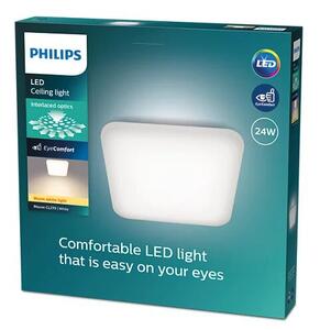 Philips 8720169195493 Mauve CL270 EC SQ stropní svítidlo LED 430x430mm 24W/2900lm 2700K bílá