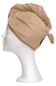 Modalový turban MODAL SOFT béžová turban 70 cm