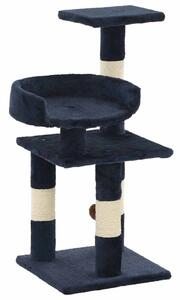 Škrabadlo pro kočky se sisalovými sloupky 65 cm modré 170611