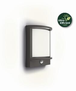 Philips 8720169263710 UltraEfficient Samondra venkovní nástěnné svítidlo se senzorem PIR LED 3,8W/800lm 2700K IP44 antracit