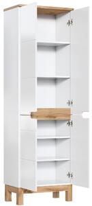 Comad Bali White 100 koupelnová sestava vč. keramického umyvadla Typ nábytku: Vysoká skříňka