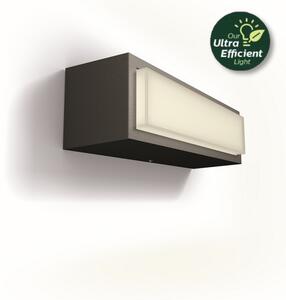 Philips 8720169263697 UltraEfficient Stratosphere venkovní nástěnné svítidlo LED 3,8W/800lm 2700K IP44 antracit