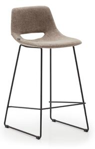 Světle hnědá barová židle (výška sedáku 65 cm) Zahara – Kave Home