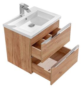 Comad Capri Oak 60 koupelnová sestava vč. keramického umyvadla Typ nábytku: Set