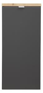 Comad Capri Black 60 koupelnová sestava vč. keramického umyvadla Typ nábytku: Nízká skříňka