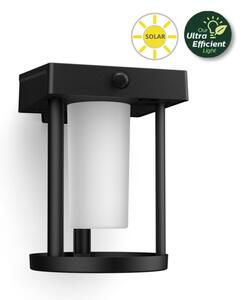 Philips 8720169263895 UltraEfficient Solar Camill solární nástěnné svítidlo se senzorem LED 1,4W 250/25lm 3000K IP44 černá