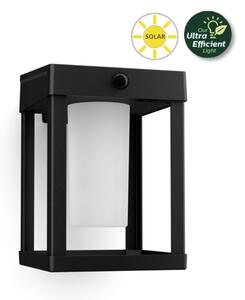 Philips 8720169263871 UltraEfficient Solar Camill solární nástěnné svítidlo se senzorem LED 1,4W 250/25lm 3000K IP44 černá
