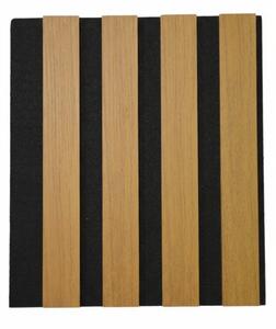 JAKS Lamelový panel na zeď 255 x 46 cm dub zlatý
