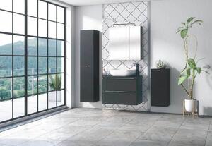 Comad Capri Black 60 koupelnová sestava vč. keramického umyvadla Typ nábytku: Set