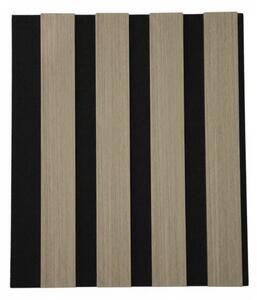 JAKS Lamelový panel na zeď 255 x 46 cm dub lattte