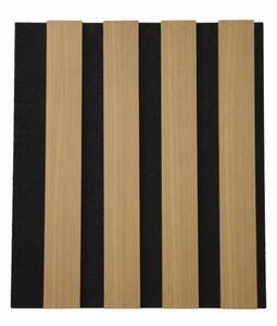 JAKS Lamelový panel na zeď 255 x 46 cm dub lattte