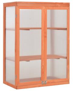 Skleník dřevěný 75 x 47 x 109 cm 170646