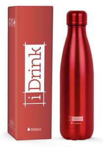 Termoláhev z Nerezové Oceli 500ml Metalově Červená