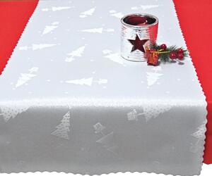 Vánoční ubrusová šála Lamatex - Stromek 38x120