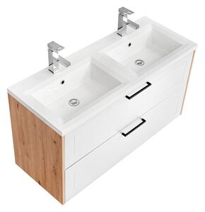 Comad Madera White 120 koupelnová sestava vč.keramického umyvadla Typ nábytku: Závěsná skříňka