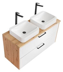 Comad Madera White 120 universal , koupelnová sestava vč.keramického umyvadla Typ nábytku: Umyvadlová skříňka