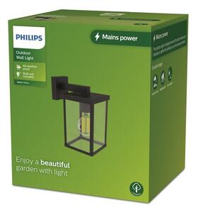 Philips 8720169266377 Outdoor Bellini venkovní nástěnné svítidlo 1xE27 IP44 antracit