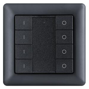 SLC SmartOne Zigbee 4CH nástěnný panel IP20 černý