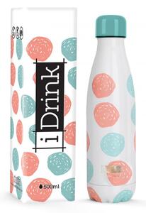 Termoláhev z Nerezové Oceli 500ml Barevné Tečeky