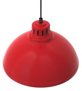 Lustr na lanku SVEN 1xE27/15W/230V červená