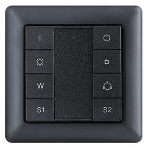 SLC SmartOne Zigbee RGB/RGBW nástěnný panel IP20 černý