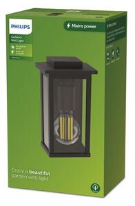 Philips 8720169266490 Outdoor Mirth venkovní nástěnné svítidlo 1xE27 IP44 černá