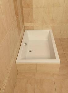 Polysan, DEEP hluboká sprchová vanička obdélník 120x90x26cm, bílá, 72383