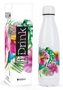 Termoláhev z Nerezové Oceli 500ml Květinová