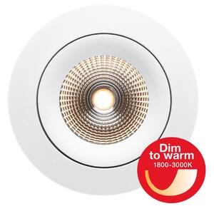 SLC vestavné LED svítidlo One360 DTW pr.68-83 mm bílé 444lm 1800-3000K Ra90 DALI IP44/IP20 36°