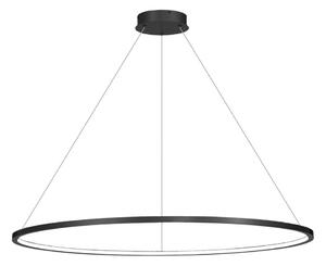 LED Lustr na lanku SATURNO LED/65W/230V pr. 120 cm IP44 černá