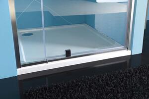 Polysan, EASY LINE otočné sprchové dveře 760-900mm, čiré sklo, EL1615
