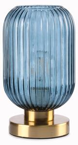 ONLI - Stolní lampa DOROTY 1xE27/22W/230V modrá/zlatá