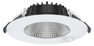 SLC vestavné LED svítidlo Shift pr.160-170 mm bílé 1900lm 3000/4000K Ra80 pohybový senzor PIR IP54 UGR19