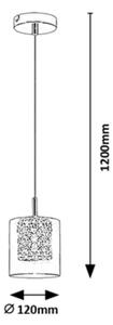 Rabalux 3114 - Křišťálový lustr na lanku DUCHESS 1xG9/40W/230V