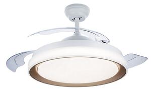 Philips 8720169279124 Bliss stropní svítidlo s ventilátorem LED D510mm 35+28W/4500lm 2700+4000+5500K zlatá, dálkové ovládaní