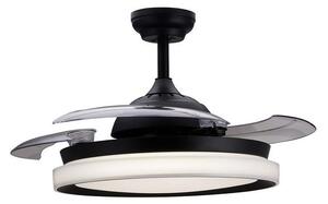 Philips 8720169279100 Bliss stropní svítidlo s ventilátorem LED D510mm 35+28W/4500lm 2700+4000+5500K černá, dálkové ovládaní