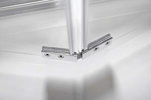 Polysan LUCIS LINE skládací sprchové dveře 900mm, čiré sklo