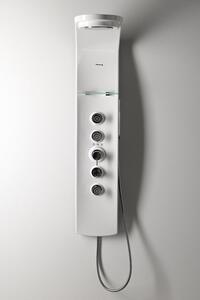 Polysan, LUK sprchový panel s termostatem. baterií 250x1300mm, nástěnný, 80312