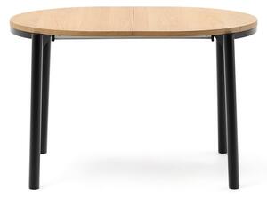 Rozkládací jídelní stůl s deskou v dubovém dekoru v přírodní barvě 90x120 cm Montuiri – Kave Home