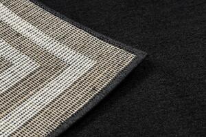 Weltom Kusový koberec BCF Morad GREK Klasický Řecký vzor černý bílý Rozměr: 120x170 cm